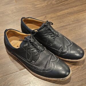 Kohl's Sonoma Men's Black Leather Brogue Shoes